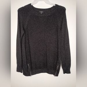 Apex Women's Off-the-Shoulder Black Sweater